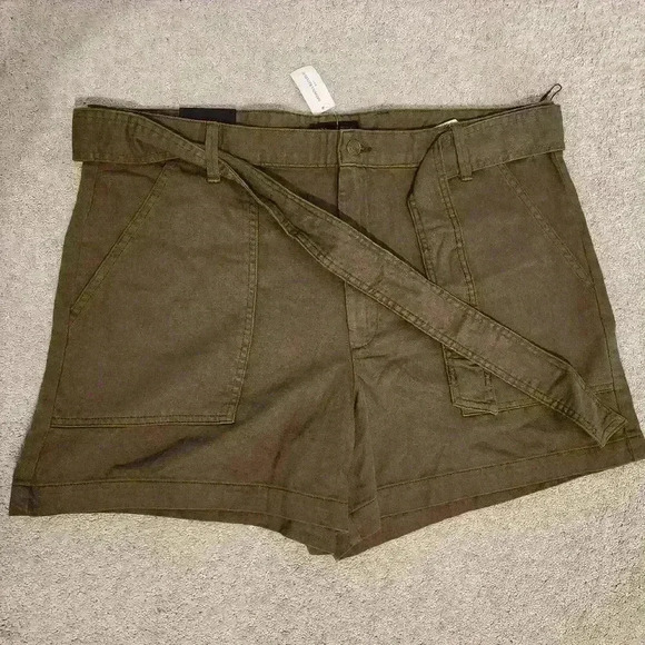 Banana reoublic tie belt shorts - Picture 1 of 2